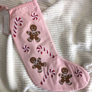 NEW Cupcakes & Cashmere Christmas Gingerbread Stocking